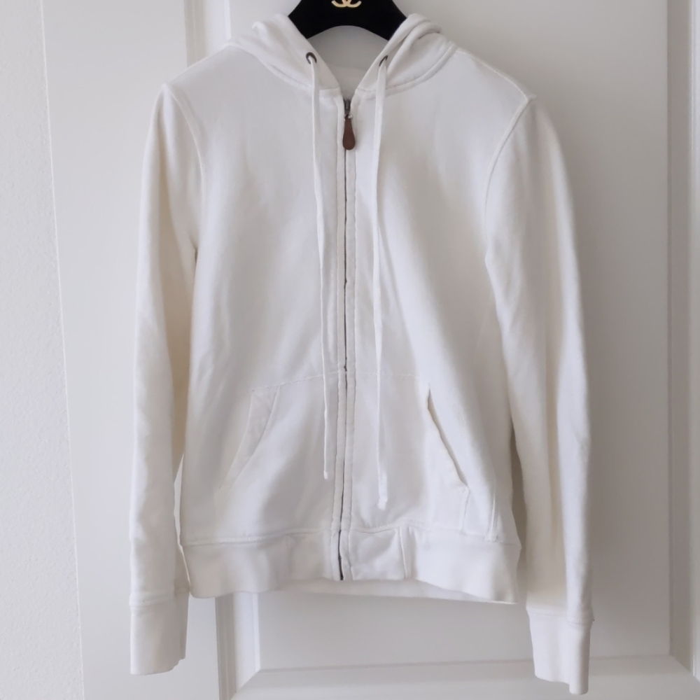 J. Crew zip up hooded sweatshirt